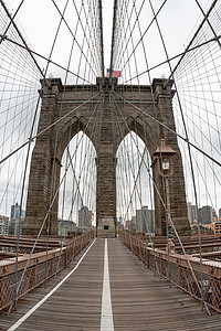 纽约的布鲁克林历史大桥 没有人们共同生活到19年的影响卫生办公室房间摩天大楼保健地标肺炎出租车笔记本商业图片