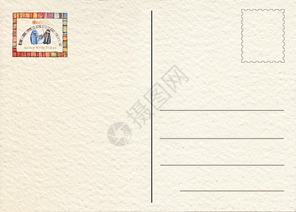 手绘背邮车文档古董黑色卡片空白明信片打印框架笔记本商业图片
