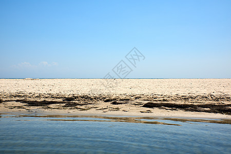 黑海海岸的夏季风景海岸线海滩沿海假期海浪石头晴天海景地平线蓝色图片