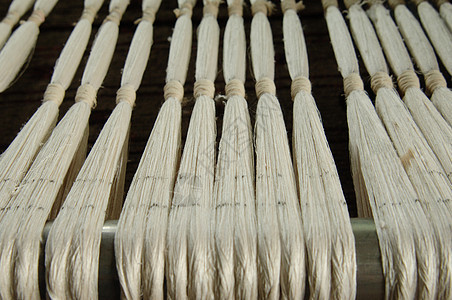 编织地毯和织织织织物生产纤维艺术材料羊毛白色纺纱纺织品棉布图片