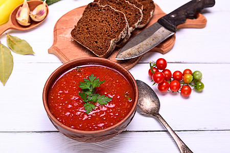红西红番茄汤图片