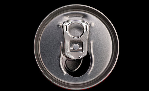 锡罐密闭饮料液体苏打金属宏观罐装酒精可乐黑色戒指图片