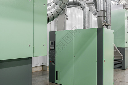纺织厂的设备和设备作坊机械金属冷却技术工业暖通安装合金建筑图片