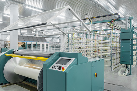 纺织棉纱加工店生产材料机器纺纱展示别针卷轴棉布羊毛纺织厂图片