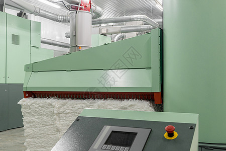 纺织厂的打卡机纺纱木板梳理机制造业机械纺织品监视器纤维材料技术图片