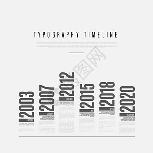 矢量信息图表排版时间线报告模板海报数据统计照片网络字体插图错误里程碑网站图片