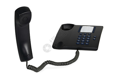电话全球商业塑料会议黑色技术固定电话拨号电缆办公室背景图片