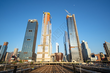 纽约高楼大楼天际地标建筑摩天大楼城市办公室市中心白色公寓建筑学图片