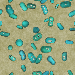 有趣的微生物纹理背景图片