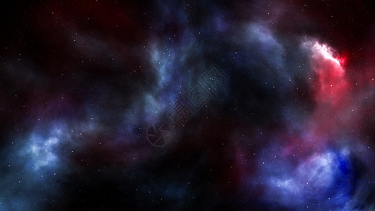 有星星和星云的夜空宇宙天文学插图星系科学空间场景蓝色渲染乳白色背景