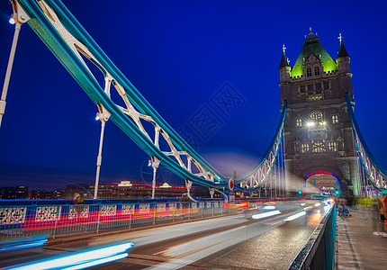 横跨英国伦敦泰晤士河的塔桥地标历史游客首都旅行景观城市蓝色建筑学图片