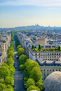 巴黎 法国 来自三江街的法国迂回建筑学历史性旅游旅行城市街道建筑纪念馆历史图片