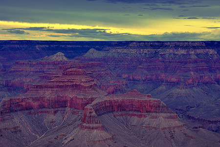美国亚利桑那州 南环大峡谷沙漠国家旅行日出旅游红色纪念碑岩石全景风景背景图片
