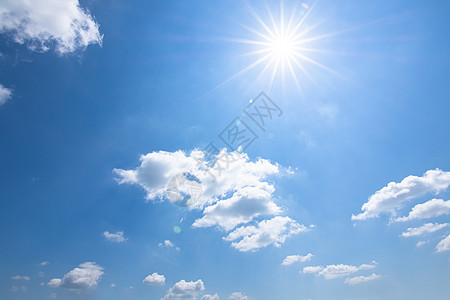 射出广角 天空 云层和白天的阳光气象航空多云气氛日光气候天气天蓝色预测空气图片
