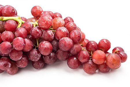 白底的红葡萄白色收成团体果汁桌子酒厂食物紫色植物水果图片