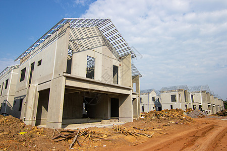 泰拉新住房建设和建造地泰拉工作房子进步承包商木头财产屋顶部分住宅水泥图片