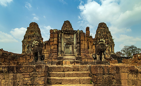 Angkor wat标志性地标暹粒柬埔寨柬埔寨历史性考古学金字塔砂岩纪念碑热带建筑宗教寺庙历史图片