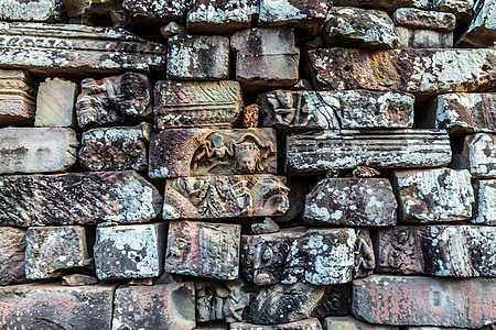 雕刻石材柬埔寨吴哥(Angkor Wat)背景