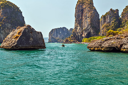 泰国南部的安达曼海克拉比岛 热带陆地岛屿图片