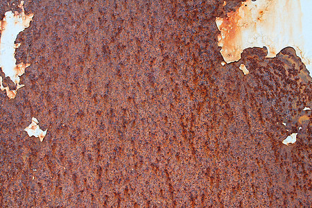 生锈的金属和钢的详细特写表面有很多 o框架古铜色建造腐蚀裂缝风化艺术雇用石头橙子背景图片