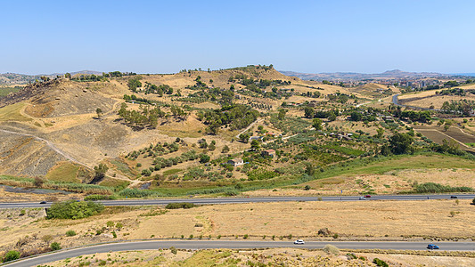 Agrigento地区西西西里农村地貌图片