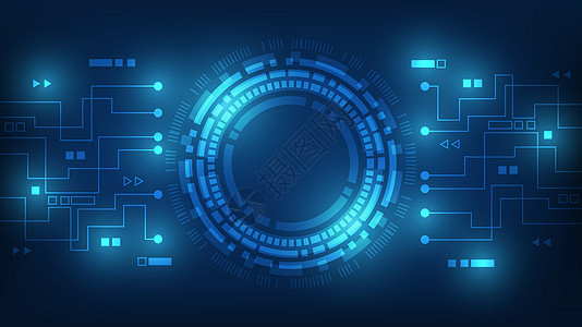 具有高科技数字数据的电路技术背景计算电脑互联网电气电子产品母板木板概念工程科学图片