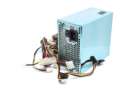 500W 配有电缆和开关IO 绿色花的电力供应装置力量来源模块化电路板电路空气硬件盒子单元电压图片