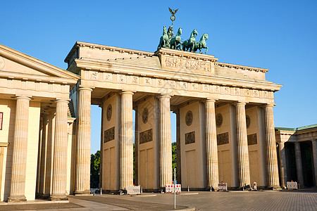 柏林的标志性勃兰登堡门图片