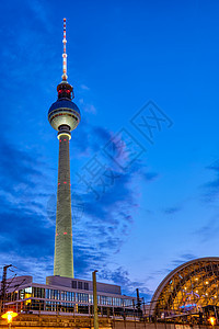 著名的柏林电视塔(柏林电塔)图片