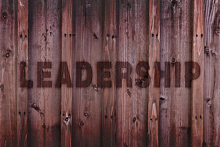 领导概念背景 领导词刻在 Woo 上背景图片