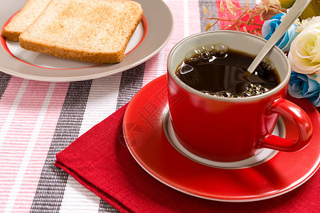 咖啡背景  咖啡  咖啡杯背景红色时光早餐饮料时间休闲杯子图片