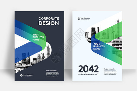 城市背景商业书封面设计模板 市背景商业书报告杂志打印小册子海报教育网站推介会床单蓝色图片