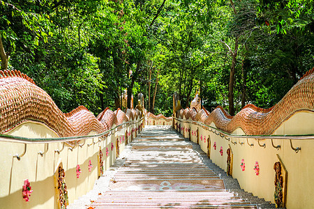 长泰是混凝土的楼梯 从上山到脚山寺庙信仰历史宗教旅行城市古董艺术国王旅游图片