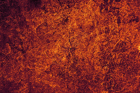 古代岩浆花岗岩石表面的洞穴内部艺术大理石地面墙纸矿物床单火山石头橙子花纹背景图片