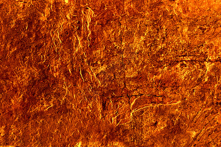 古代熔岩花岗岩石表面的洞穴内部火山花岗岩橙子艺术石头地面花纹奢华墙纸床单图片