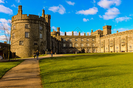 Kilkenny城堡的Kilkenny镇历史里程碑地标旅游建筑伯爵天空公园风景图片