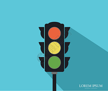 交通灯1艺术警告安全控制危险红绿灯阴影信号插图街道图片