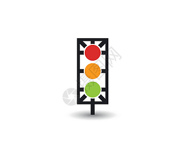 交通灯1信号阴影控制插图红绿灯警告运输安全危险艺术图片