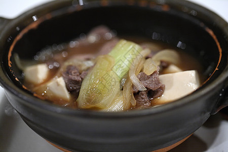 日本菜牛肉苏木崎蔬菜用餐面条饮食营养大豆猪肉盘子午餐洋葱图片