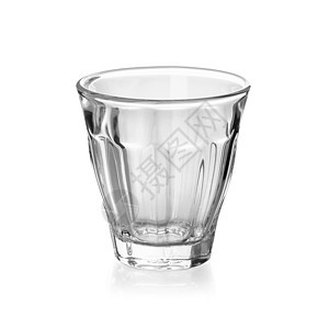 白色背景隔离的玻璃杯水生活饮料气泡液体流动水晶桌子矿物玻璃茶点图片