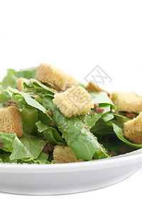在白色背景中隔离的沙拉胡椒盘子叶子环境营养洋葱餐厅美食午餐瓶子图片