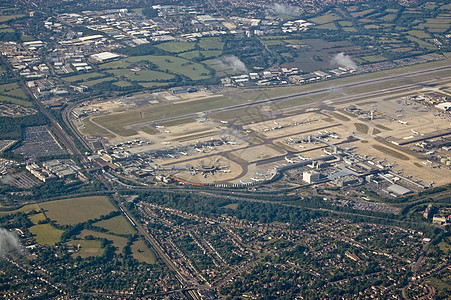 Gatwick机场空中观察图片