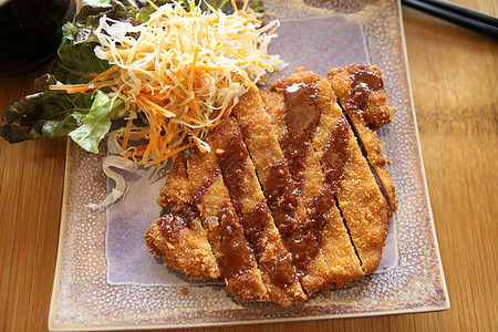 牛排 猪肉切口小吃盘子用餐食物蔬菜美食烹饪餐厅午餐油炸图片