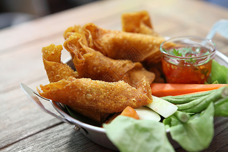 油炸猪肉美食食物饺子小吃烹饪白色水饺大豆午餐图片