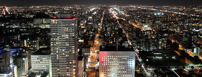 日本札幌市中心城市风景旅行节日公园建筑物天际景观市中心摩天大楼办公室风景图片