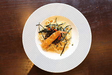 日本面食 Mentaiko意大利面面包鱼子明太子挑战洋葱面条韭葱香料海鲜食物图片