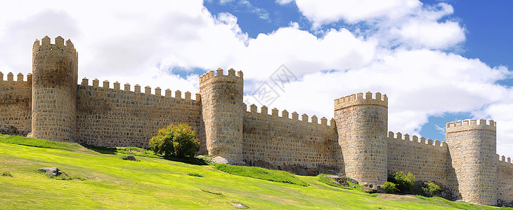 阿维拉城墙城市纪念碑墙壁旅游图片