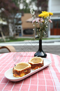 库尔多甜点早餐螺旋坚果蛋糕包子小雨食物午餐面包师图片