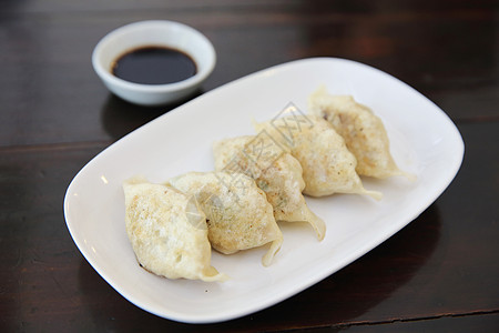 Gyoza 青沙餐厅食物白色午餐点心蔬菜洋葱水饺猪肉食品图片