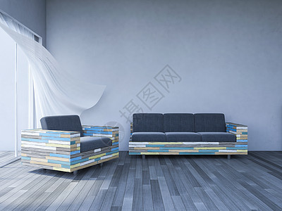 3ds室内客厅框架沙发地面照片桌子木头家具房间图片